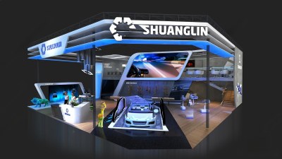 现代展厅3D模型下载